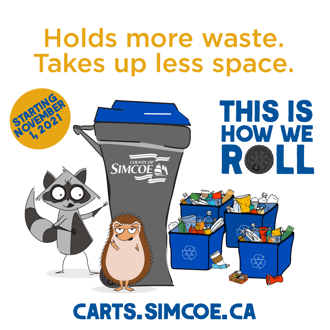 Image of new Carts System for Waste and Recycling