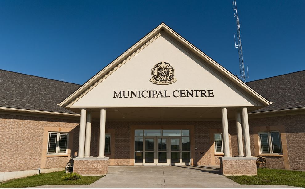 Front Entrance of Municipal Offices