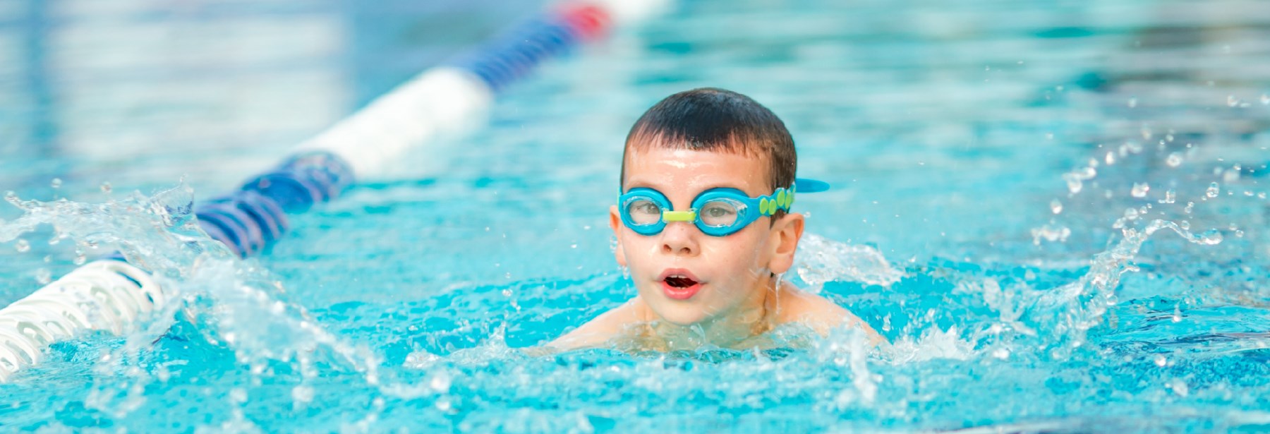 Boy Swimming