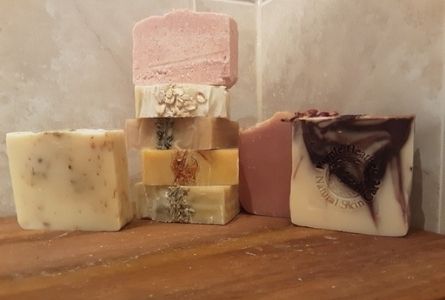 image of handcrafted soaps
